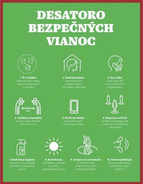 DESATORO BEZPEČNÝCH VIANOC